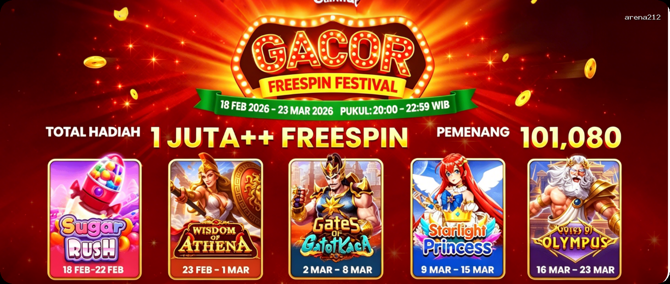 Login arena212 Sekarang Bonus Melimpah